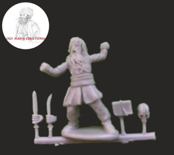 GHO005 Cultist / Paranormal Investigator 28mm Resin Miniature