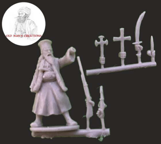 GWI015 Greek Orthodox Priest 28mm  resin miniature
