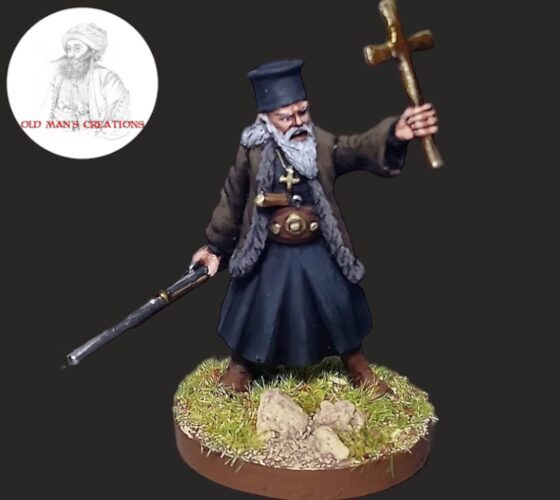 GWI015 Greek Orthodox Priest 28mm  resin miniature