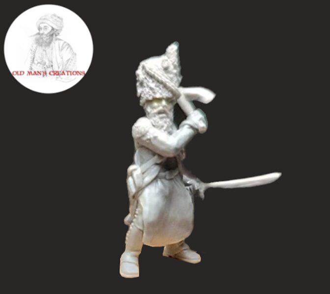 GHO014 French Sapper 28mm resin miniature